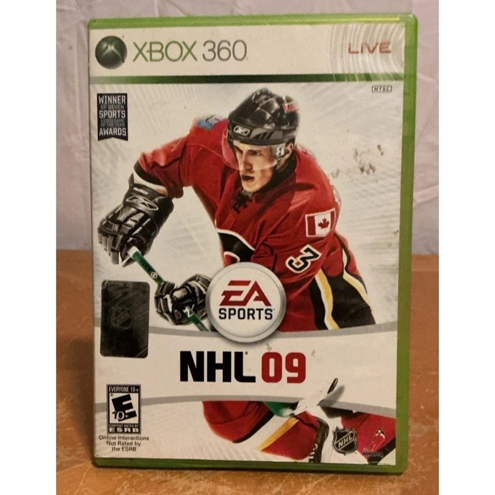 NHL 09 (Microsoft Xbox 360, 2008), No Manual, Damaged Case, See Pictures